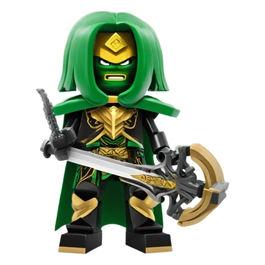 lego ninjago overlord vs lloyd sticker