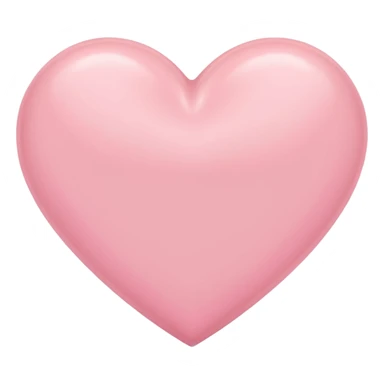 Pastel pink heart sticker