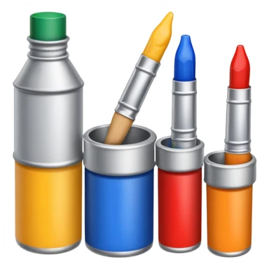 artist paint tubes sticker