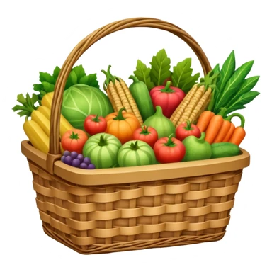 grocery basket sticker