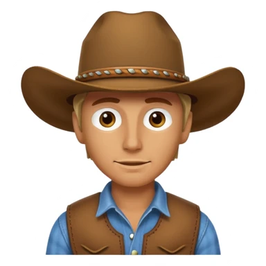 Oso vaquero  sticker