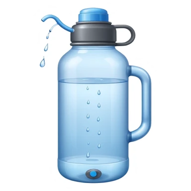 Hydrojug water bottle sticker