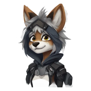 Edgy anthro furry by Falvie, griffsnuff, LiLaiRa, AngieWolf sticker