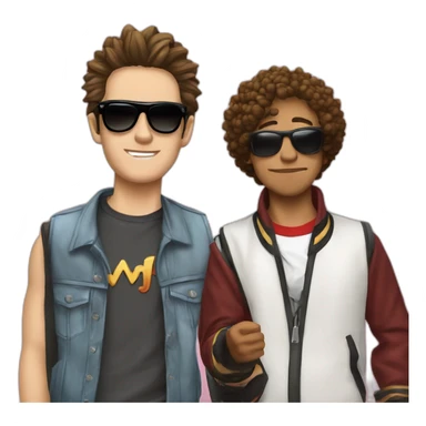 Mcfly and Carlito sticker