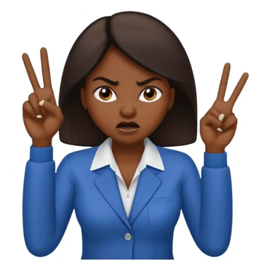 Letters saying “don’t PMO” meaining “don’t piss me off” With an angry lady standing behind the letters with her fingers up  sticker