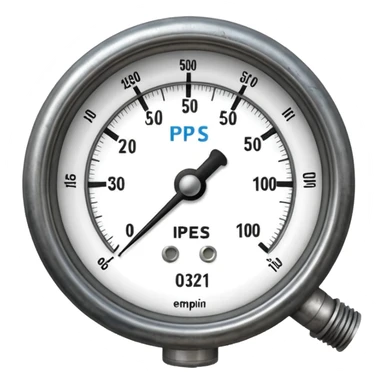 pressure gauge pipe sticker