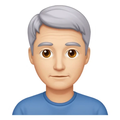 Parent Face with middle age sticker