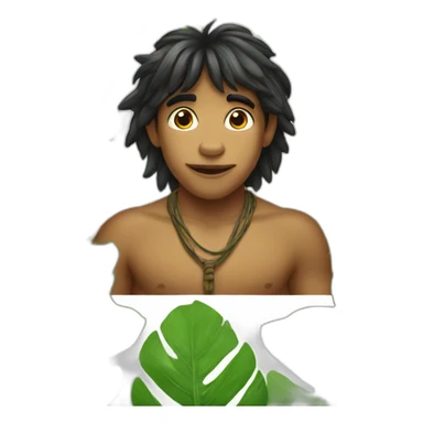 Mowgli jungle sticker