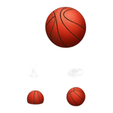 Red distressed ball sticker