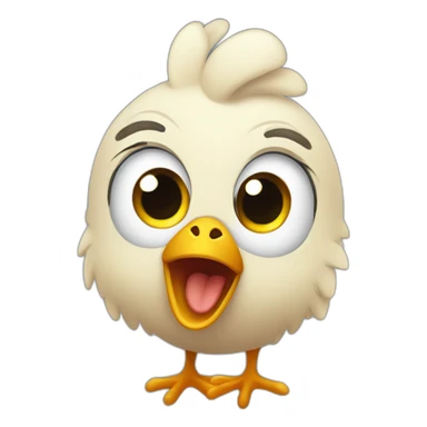 surprised-chicken-by-propose sticker