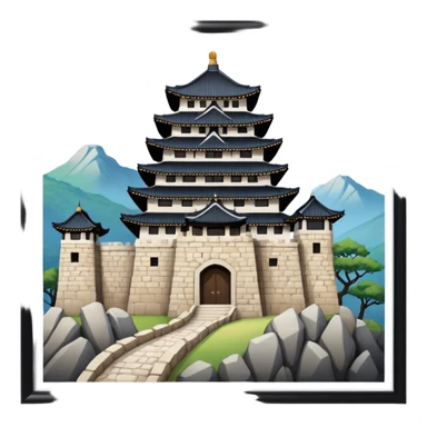 South Korea castle sticker