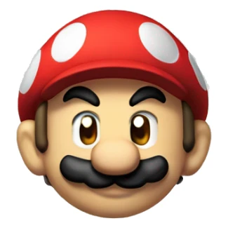 Mario bros asustado  sticker