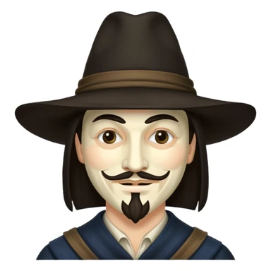 Guy Fawkes sticker