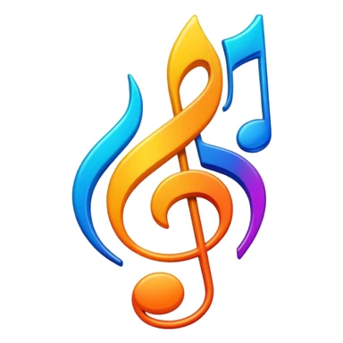 Music emoji sticker