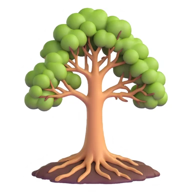 tree half dead half alive sticker