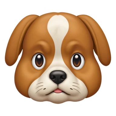 dog with disgusted look side eyeing camera  sticker