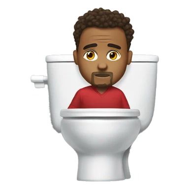 jalen hurts in a toilet sticker