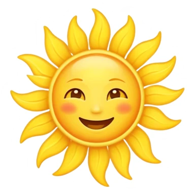 Sun saying good morning  sticker