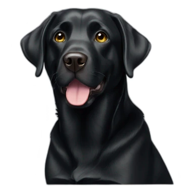 black labrador who is 5 years old sticker