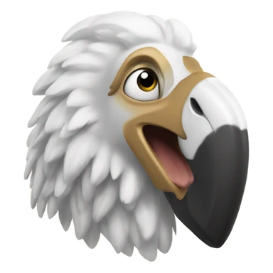 Eagle carrying a ram  sticker