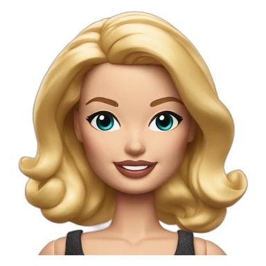 Margot Robbie Barbie  sticker