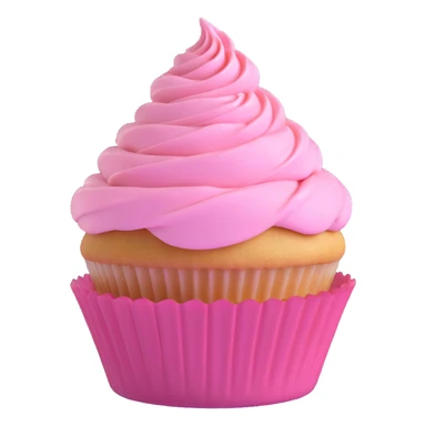 cupcake with pink icing sticker