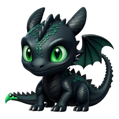 How to train your dragon toothless sticker