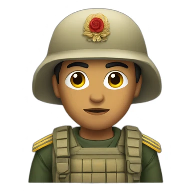 Mexican táctical soldier sticker