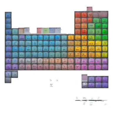 periodic table sticker