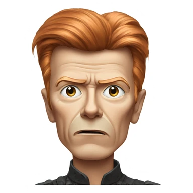 daavid bowie sad sticker