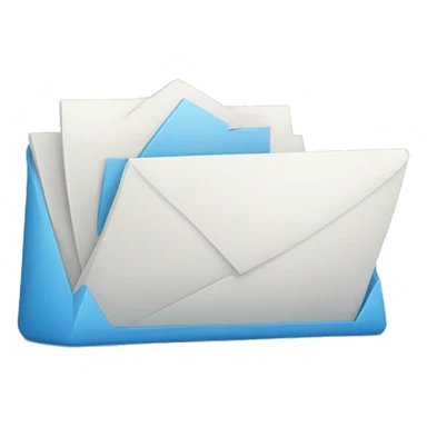 3d telegram blue sticker