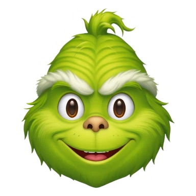 Un emoji de el Grinch sticker