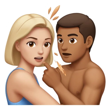 men hit women  sticker