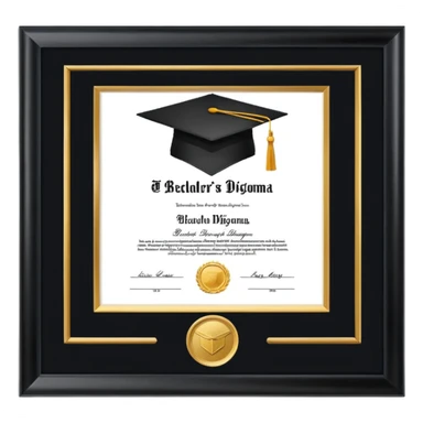 bachelor degree sticker