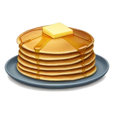 Pancakes with butter and syrup  sticker