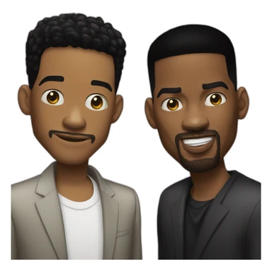 Will Smith e Chris Rock sticker