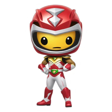 radiant power ranger sticker