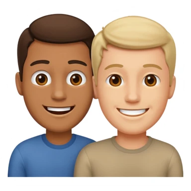 men having a conversation sticker