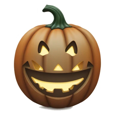 smiley jack-o’lantern sticker