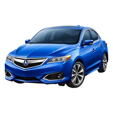 Blue Acura ilx 2023 sticker