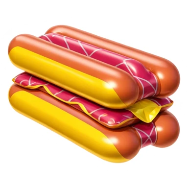  SPAM meat jeff koons style inflatable abstract art sculpture  sticker