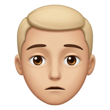 intense emotion or adoration, possibly a combination of sadness and overwhelming affection. sticker