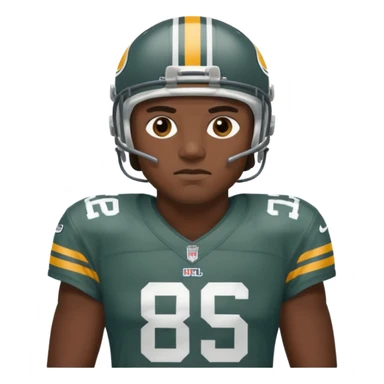 NFL players jersey sticker