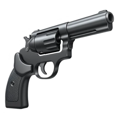 A gun pointing to the right sticker
