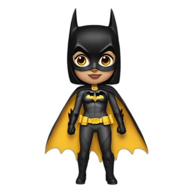 Batman batgirl sticker
