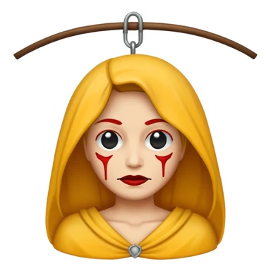 Dead hangwoman sticker
