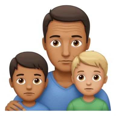 Dad hitting kid with belt sticker