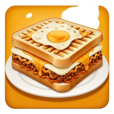 one panini Bolognese with cheese sticker