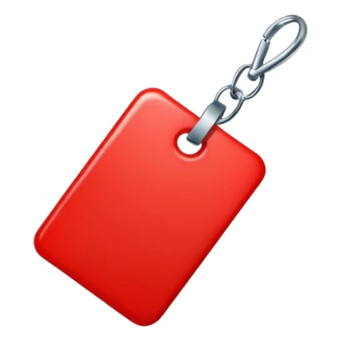 Tag vermelha sticker