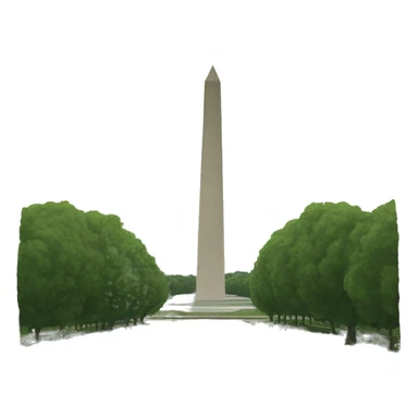 Washington monument sticker